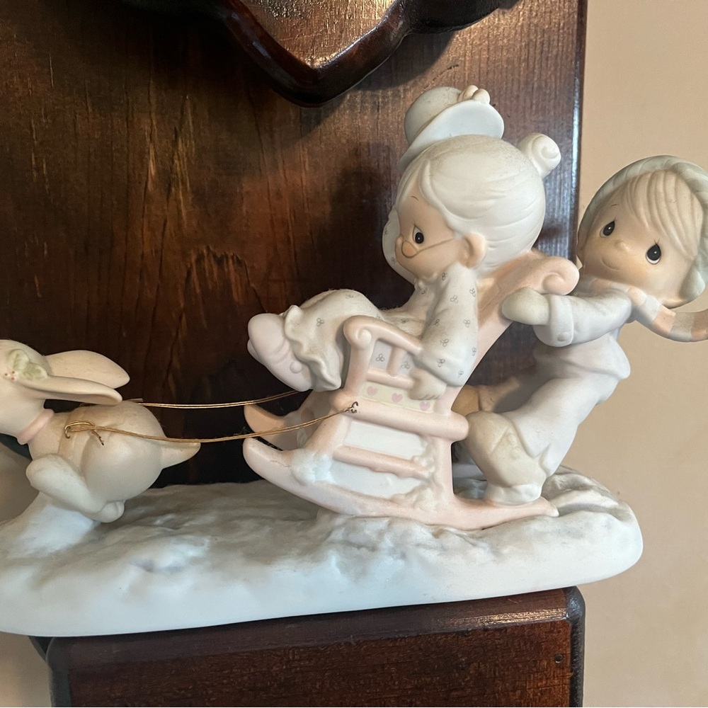 Precious Moments Oh What Fun It Is to Ride figurine